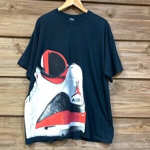 Air Jordan Fire Red Cement 3 Sneaker Tee